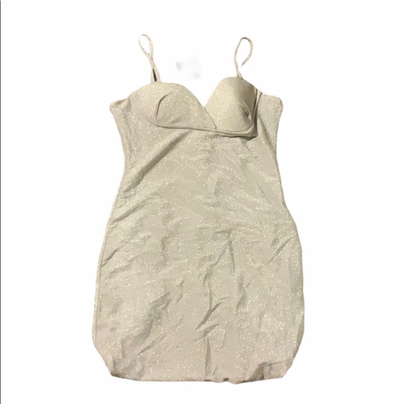 JLUXLABEL Dresses & Skirts - NWT JLUXLABEL Silver Semi Sparkle Midi Dress